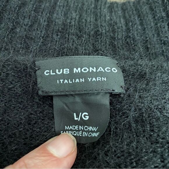 Club Monaco Mohair Wool Cardigan Sweater Oversized Large - Picture 3 of 4